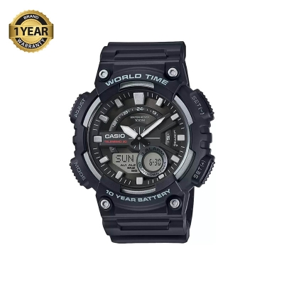 Picture of Casio AEQ-110W-1AVDF Dual Time Multifunction Fiber Belt Watch