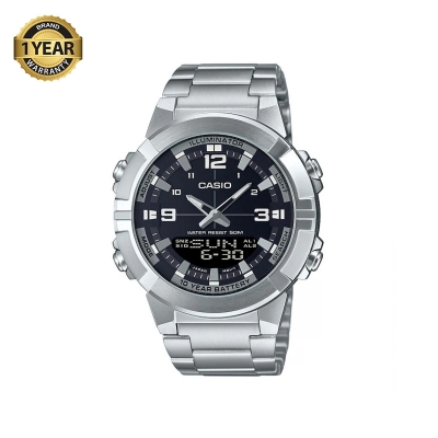 Picture of Casio AMW-870D-1AVDF Standard Dual Time Chain Watch