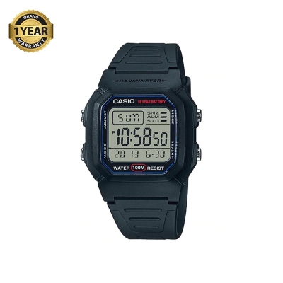 Picture of Casio Youth Dual Time Digital Resin Belt Watch W-800H-1AVDF