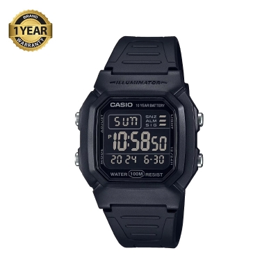 Picture of Casio Youth Dual Time Digital Resin Belt Watch W-800H-1BVDF