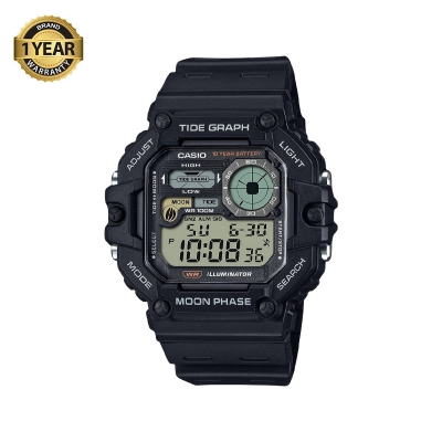 Picture of Casio Youth WS-1700H-1AV Moon Phase Resin Strap Watch