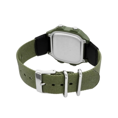 Picture of Casio World Time Illuminator Nylon Belt Watch AE-1200WHB-3BVDF