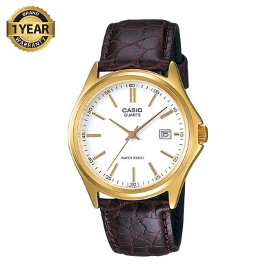 Picture of Casio Enticer Date Golden Leather Belt Watch MTP-1183Q-7ADF