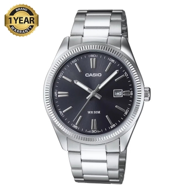 Picture of Casio Enticer Date Silver Chain Watch MTP-1302D-1A1VDF