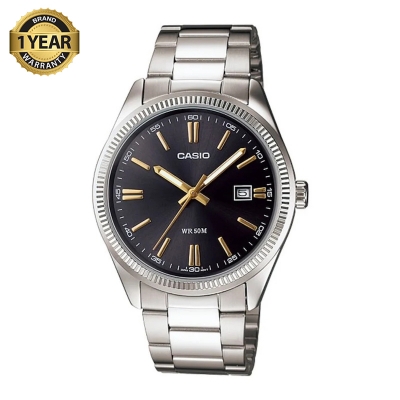 Picture of Casio Enticer Date Silver Chain Watch MTP-1302D-1A2VDF