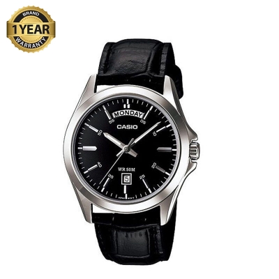 Picture of Casio Enticer MTP-1370L-1AVDF Day Date Leather Belt Men's Watch