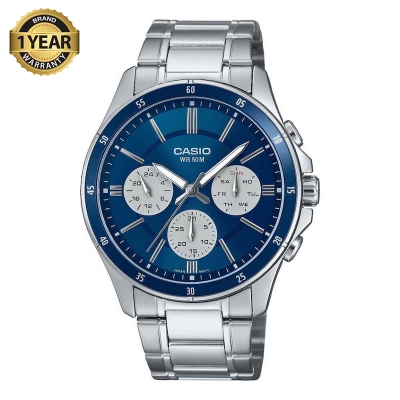 Picture of Casio Enticer Multifunction Chain Watch MTP-1374D-2A3VDF