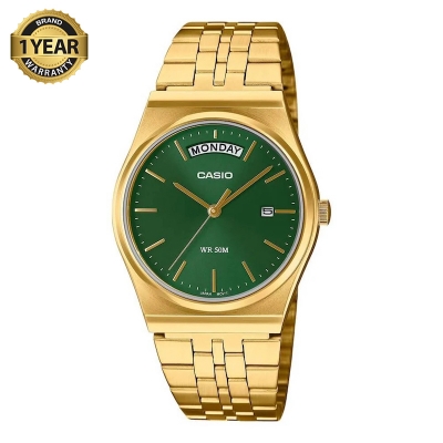 Picture of Casio MTP-B146G-3AVDF Standard Day Date Chain Watch