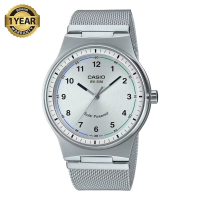 Picture of Casio Solar Powered Mesh Chain Watch MTP-RS105M-7BVDF