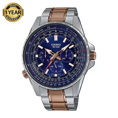 Picture of Casio Aviation MTP-SW320RG-2AVDF "Navitimer" Sweep Second Watch