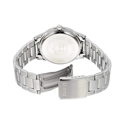 Picture of Casio Enticer Day Date Silver Chain Watch MTP-1381D-1AV