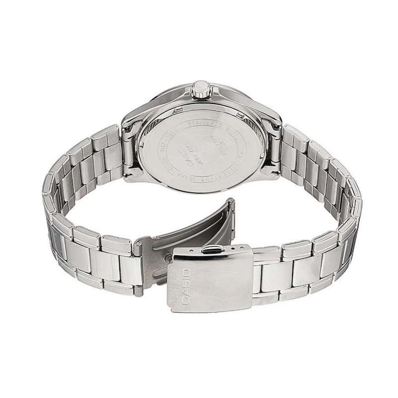 Picture of Casio MTP-1384D-1AVDF Enticer Day Date Stainless Steel Chain Watch