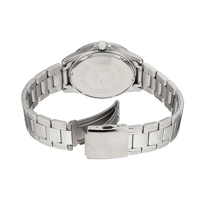 Picture of Casio MTP-1384D-1AVDF Enticer Day Date Stainless Steel Chain Watch