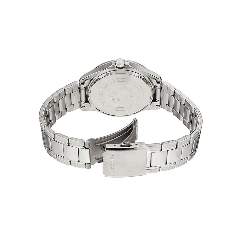 Picture of Casio MTP-1384D-7AVDF Enticer Day Date Stainless Steel Chain Watch