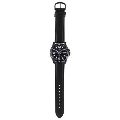Picture of Casio Enticer Date Black Belt Watch MTP-VD01BL-1BVUDF