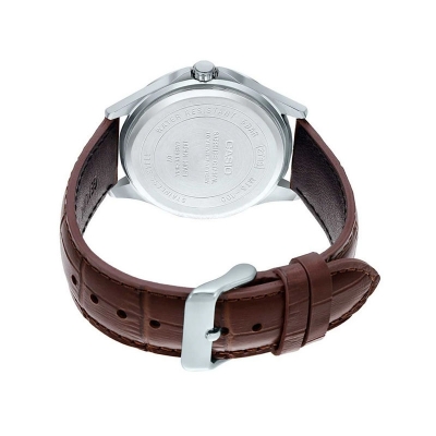 Picture of Casio MTS-100L-7AV Enticer Sapphire Date Black Leather Belt Men’s Watch