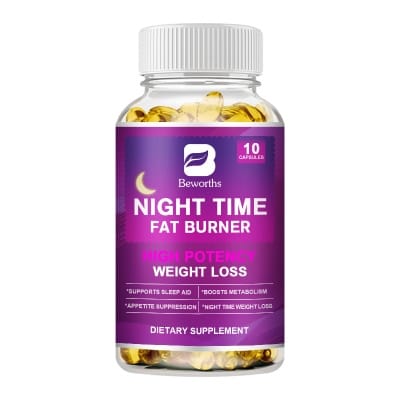 Picture of Bitami Night Time Slimming Fat Burner Capsules Support Weight Loss Appetite Suppression Powerful Boost Metabolism for Men and Women