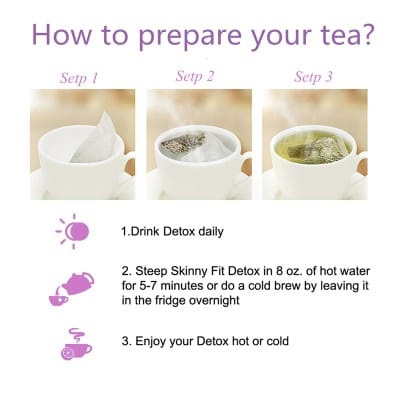 Picture of BEWORTHS 7/28 days Detox Tea Slimming Products Colon Cleanse Fat Burn Weight Loss Products Skinny Belly Drink For Men and Women