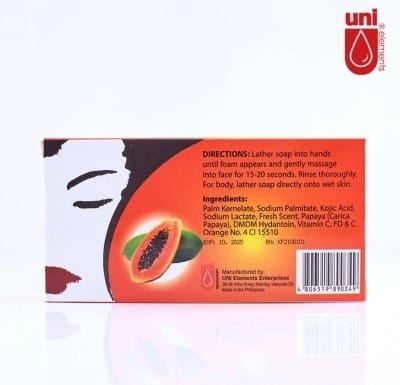 Picture of Uni KOJIC Skin Lightening Whitening Beauty Soap with Kojic Acid and Papaya 90 g