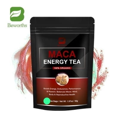 Picture of 7 days BEWORTHS Maca Energy Tea Organic Boost Energy Endurance Enhance Athletic Performance Tonifying Kidney for Men