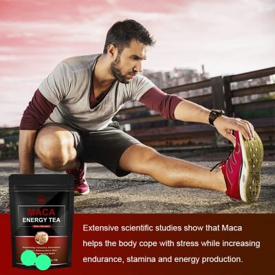 Picture of 7 days BEWORTHS Maca Energy Tea Organic Boost Energy Endurance Enhance Athletic Performance Tonifying Kidney for Men