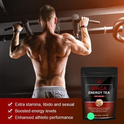 Picture of 7 days BEWORTHS Maca Energy Tea Organic Boost Energy Endurance Enhance Athletic Performance Tonifying Kidney for Men