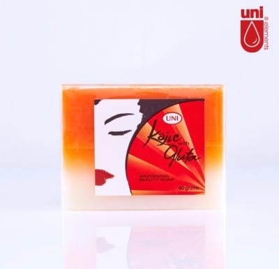 Picture of Uni KOJIC with GLUTATHIONE skin Lightening Brightening Whitening Bar Soap with Kojic Acid and Papaya 90 gm