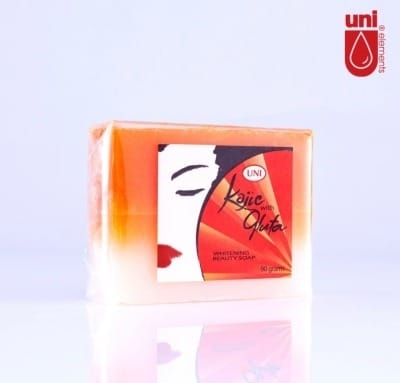 Picture of Uni KOJIC with GLUTATHIONE skin Lightening Brightening Whitening Bar Soap with Kojic Acid and Papaya 90 gm