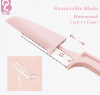 Picture of Facial Foldable hair removal knife Portable Eyebrow Trimmer Women Face Razor Eyebrow Tool Eyebrow Razor Eyebrow Shaver