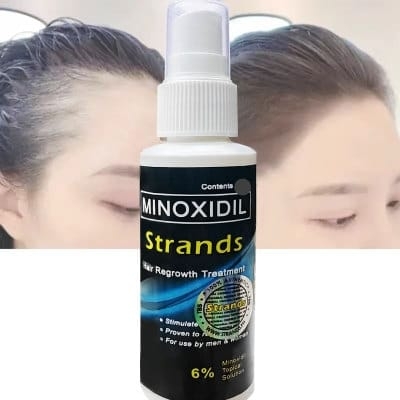 Picture of Strands Minoxidil 6% Solo Hair Grower for Men & Women Beard grower for Men (60ml Per Bottle)