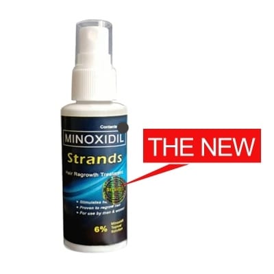 Picture of Strands Minoxidil 6% Solo Hair Grower for Men & Women Beard grower for Men (60ml Per Bottle)
