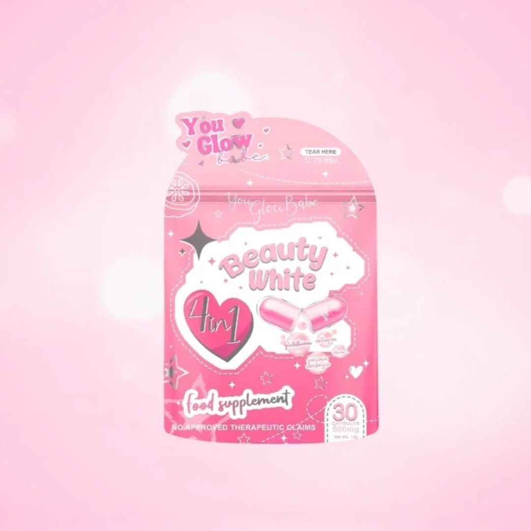 Picture of You Glow Babe Glutathione Beauty White 4 in 1 Intense Whitening/Collagen & Vitamin C *30 Capsules*