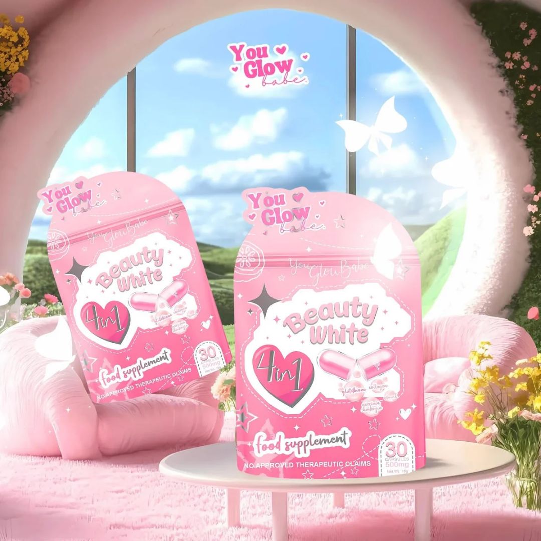 Picture of You Glow Babe Glutathione Beauty White 4 in 1 Intense Whitening/Collagen & Vitamin C *30 Capsules*