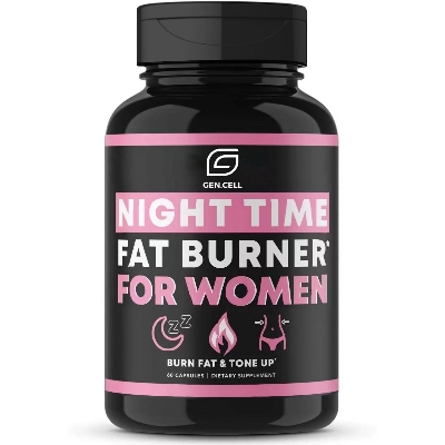 Picture of 60 Tablets GEN.CELL Night Time Fat Burner Tablets  for Women