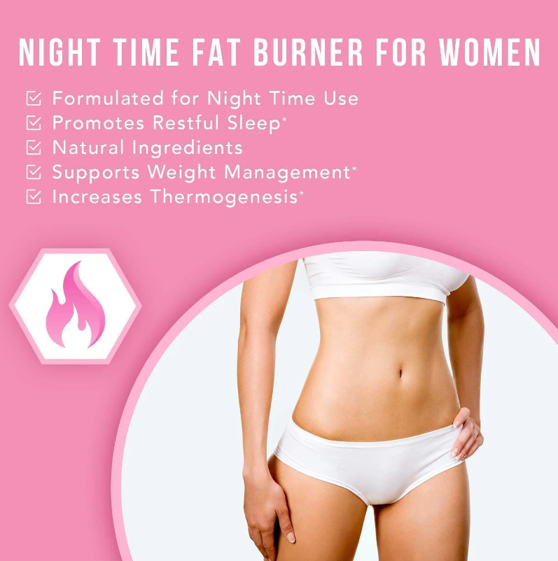 Picture of 60 Tablets GEN.CELL Night Time Fat Burner Tablets  for Women