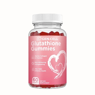 Picture of Glutathione Gummies 60 Pcs, Gen.Cell, Skin Brightening & Lightening also great for Hair, Nail & Bone Health