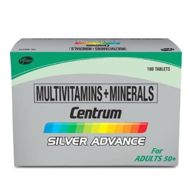 Picture of Centrum Silver Advance 30s Multivitamins + Minerals for 50+ Healthy Heart, Eyes; Energy, Immunity [imported from Philippines]