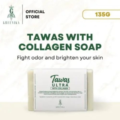 Picture of [ TAWAS DEODORANT SOAP FOR WHITENING ] Greenika TawasUltra Soap with Collagen with Whitening Soap Body Odor with Antibacterial Removes Body Odor & Underarm Odor Body Soap Whitening Tawas Soap Whitening Body Odor Treatment Soap Deodorant Soap