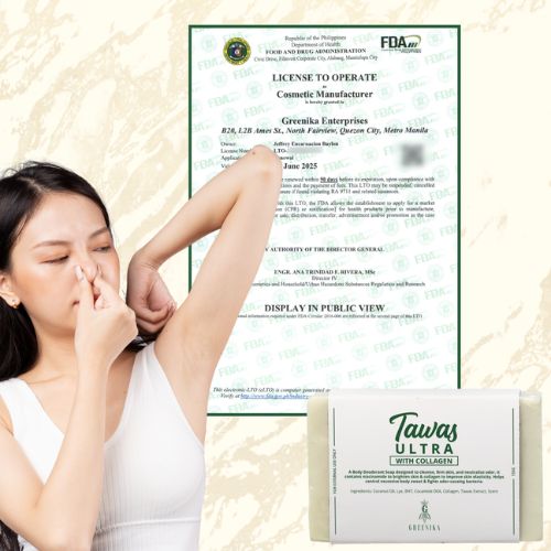 Picture of [ TAWAS DEODORANT SOAP FOR WHITENING ] Greenika TawasUltra Soap with Collagen with Whitening Soap Body Odor with Antibacterial Removes Body Odor & Underarm Odor Body Soap Whitening Tawas Soap Whitening Body Odor Treatment Soap Deodorant Soap
