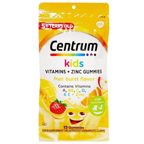 Picture of Centrum Kids Multivitamin Gummies Fruit Burst Vitamin  A to Z with Zinc
