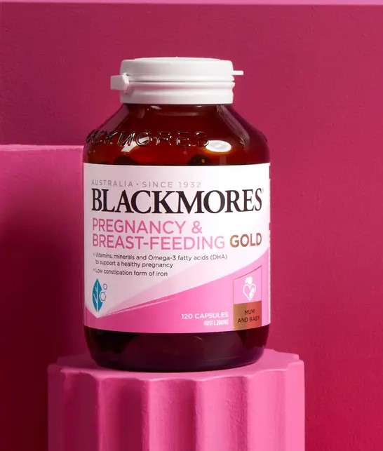 Picture of Blackmores Capsules for Pregnancy and Breastfeeding Mothers [Imported from Australia] Supports Healthy Pregnancy and Post Pregnancy Time with 20 Important Nutrients including Folic Acid Iodine DHA and Vit D