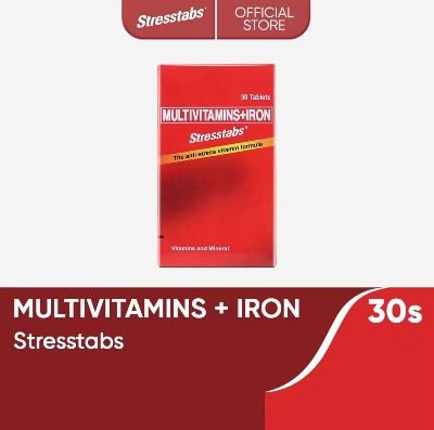 Picture of Stresstabs Multivitamins + Iron 30s Fights Stress, Restores Mental Focus; Maintains Healthy Skin