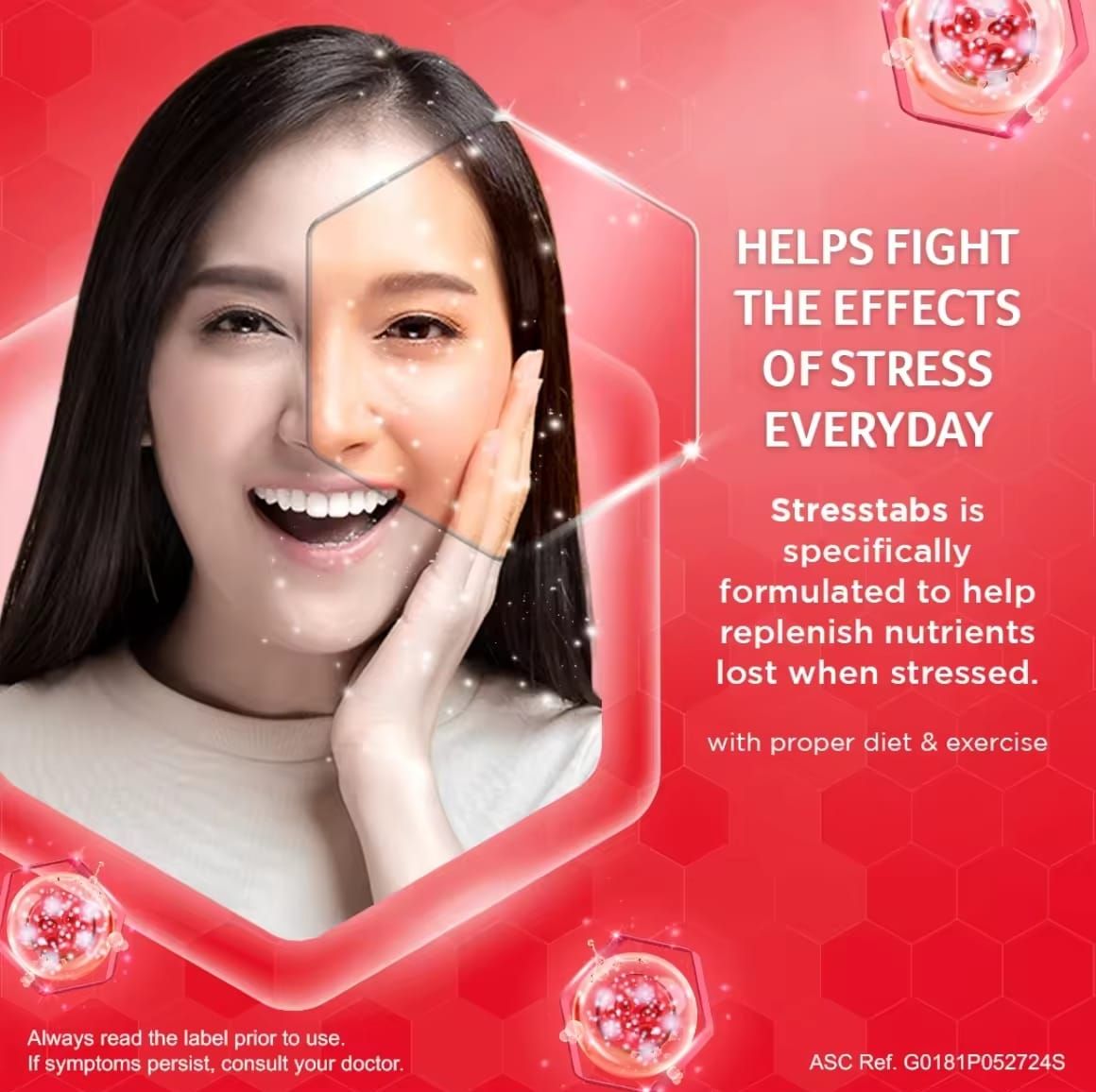 Picture of Stresstabs Multivitamins + Iron 30s Fights Stress, Restores Mental Focus; Maintains Healthy Skin