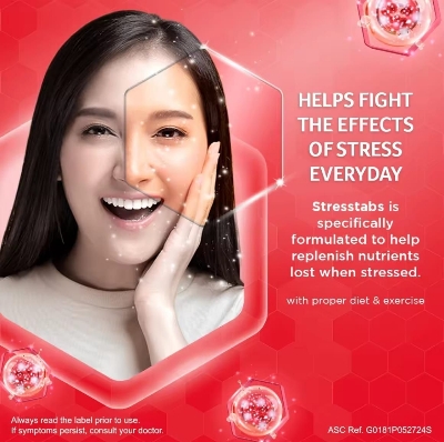 Picture of Stresstabs Multivitamins + Iron 30s Fights Stress, Restores Mental Focus; Maintains Healthy Skin