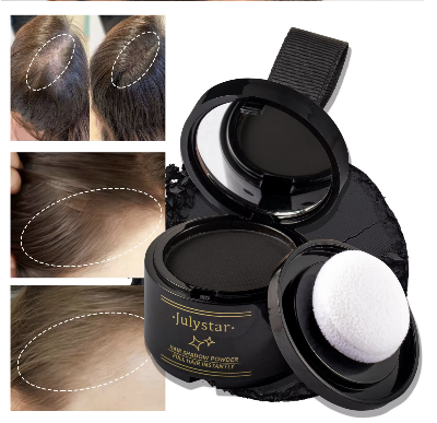 Picture of July Star Hairline Shadow Powder 4GM for Hair Line Modification and Repair, Hair Shadow Trimming Powder, Very Easy to Apply and Effective for 24 Hrs