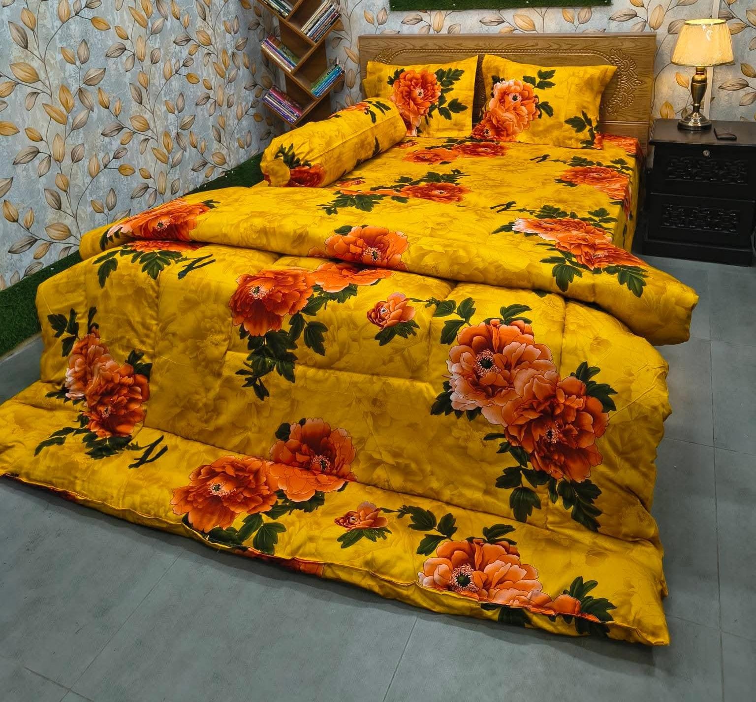 Picture of 5 In 1 Combo Twill Cotton  Comforter Set.   CFS-324