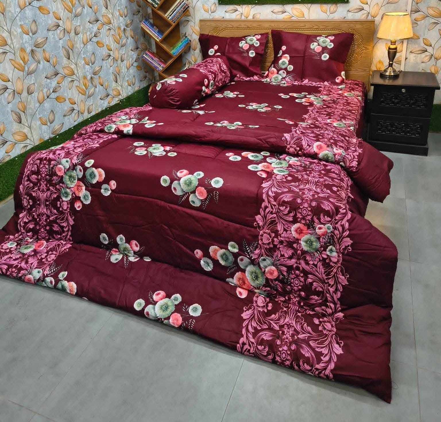 Picture of 5 In 1 Combo Twill Cotton  Comforter Set.   CFS-329