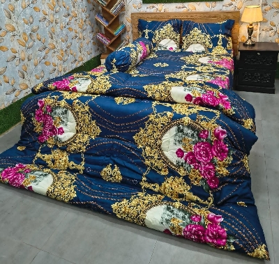 Picture of 5 In 1 Combo Twill Cotton  Comforter Set.   CFS-332