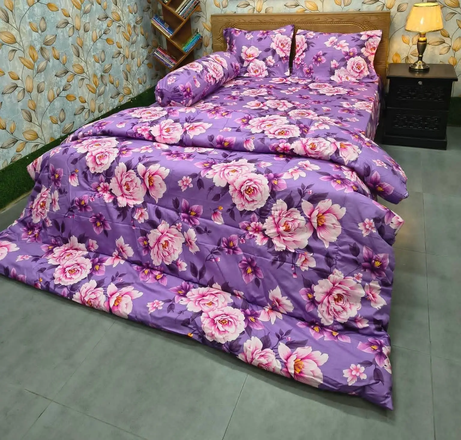 Picture of 5 In 1 Combo Twill Cotton  Comforter Set.   CFS-335