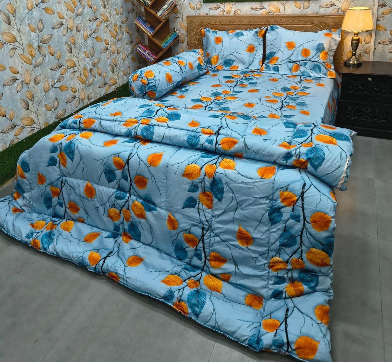 Picture of 5 In 1 Combo Twill Cotton  Comforter Set.   CFS-336